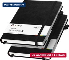 Lined Journal Notebook, 2 Pack, 180 Pages, A5 Journals for Writing,100 GSM thick