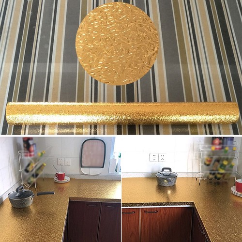 40x100cm Roll Of Wall Sticker Self-adhesive Waterproof Oil-proof Aluminum Foil - Picture 4 of 12
