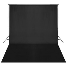 Portafondali Stand Telescopico Fondale Bianco 3x5 m Sfondo Chroma Key vidaXL