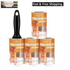 Lint Roller for Pet Hair, Extra Sticky Lint Rollers Pet Hair Remover for Clot...