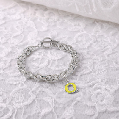 OREGON DUCKS BRACELETS - STAINLESS STEEL - PICK A DESIGN