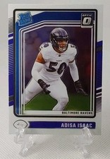 🏈2024 donruss optic ADISA ISAAC (rookie) football card #202🏈 *Ravens*