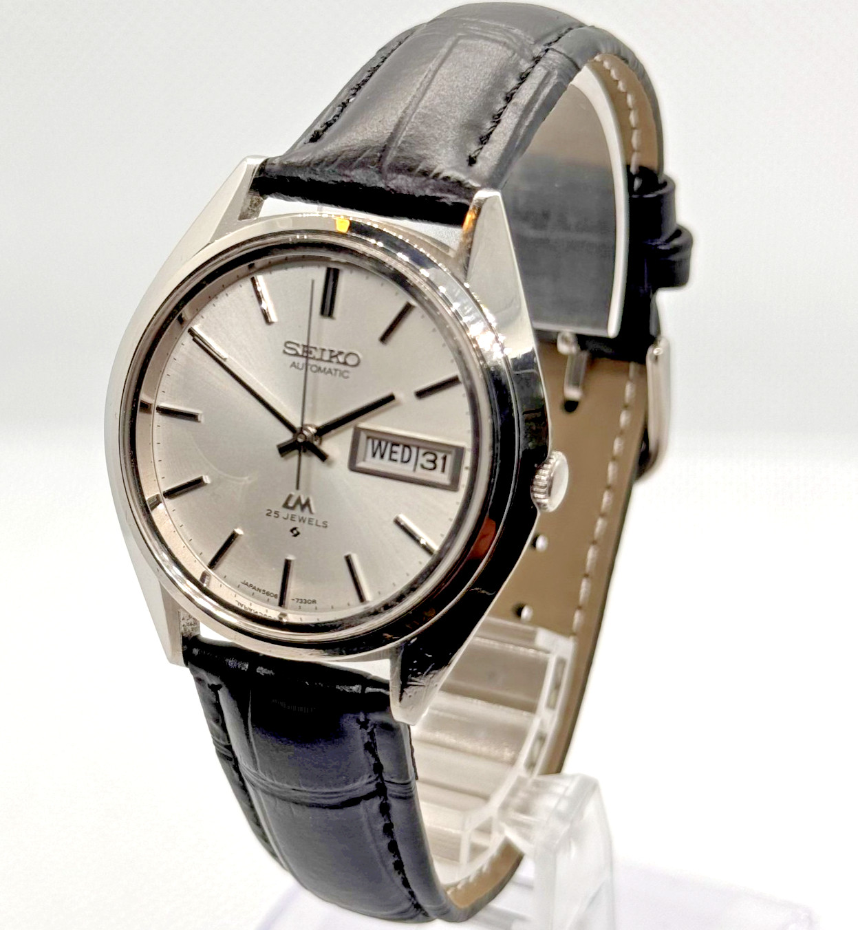 Vintage 1973 JAPAN SEIKO LORD MATIC WEEKDATER 5606-7191 25Jewels Automatic Japan image 5