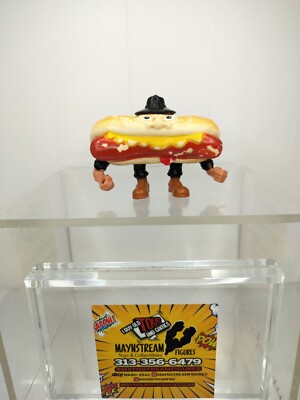 1988 FOOD FIGHTERS MEAN WEENER Weiner HOTDOG Mattel