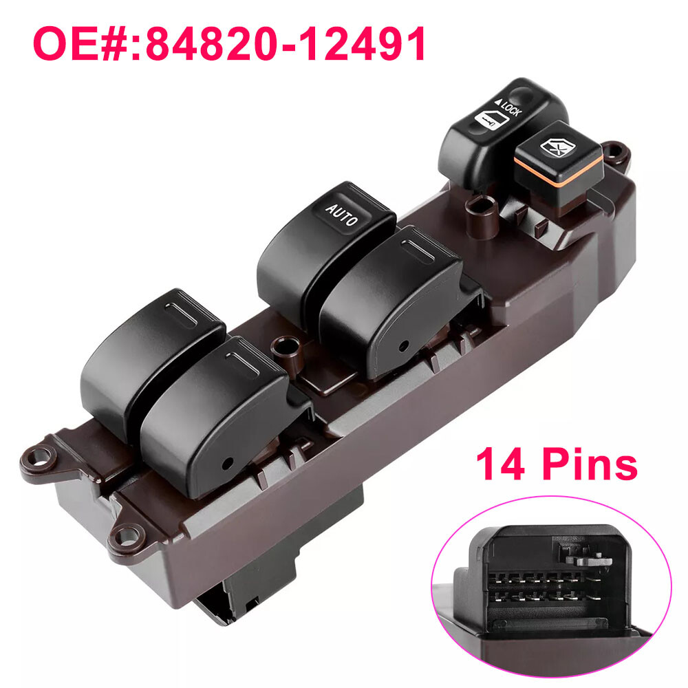 Electric Power Window Master Control Switch for 03-05 Pontiac Vibe 1.8L 4-Door