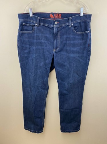 LL Bean Mens 38 x 28 Traverse Denim 