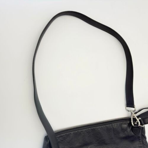 Maison Margiela Shoulder Bag Handbag Suede Leather Black Used Auth Excellent JPN - Picture 4 of 10
