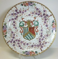 Piatto vintage / antico in Porcellana  COMPAGNIE DELLE INDIE da Collezione 