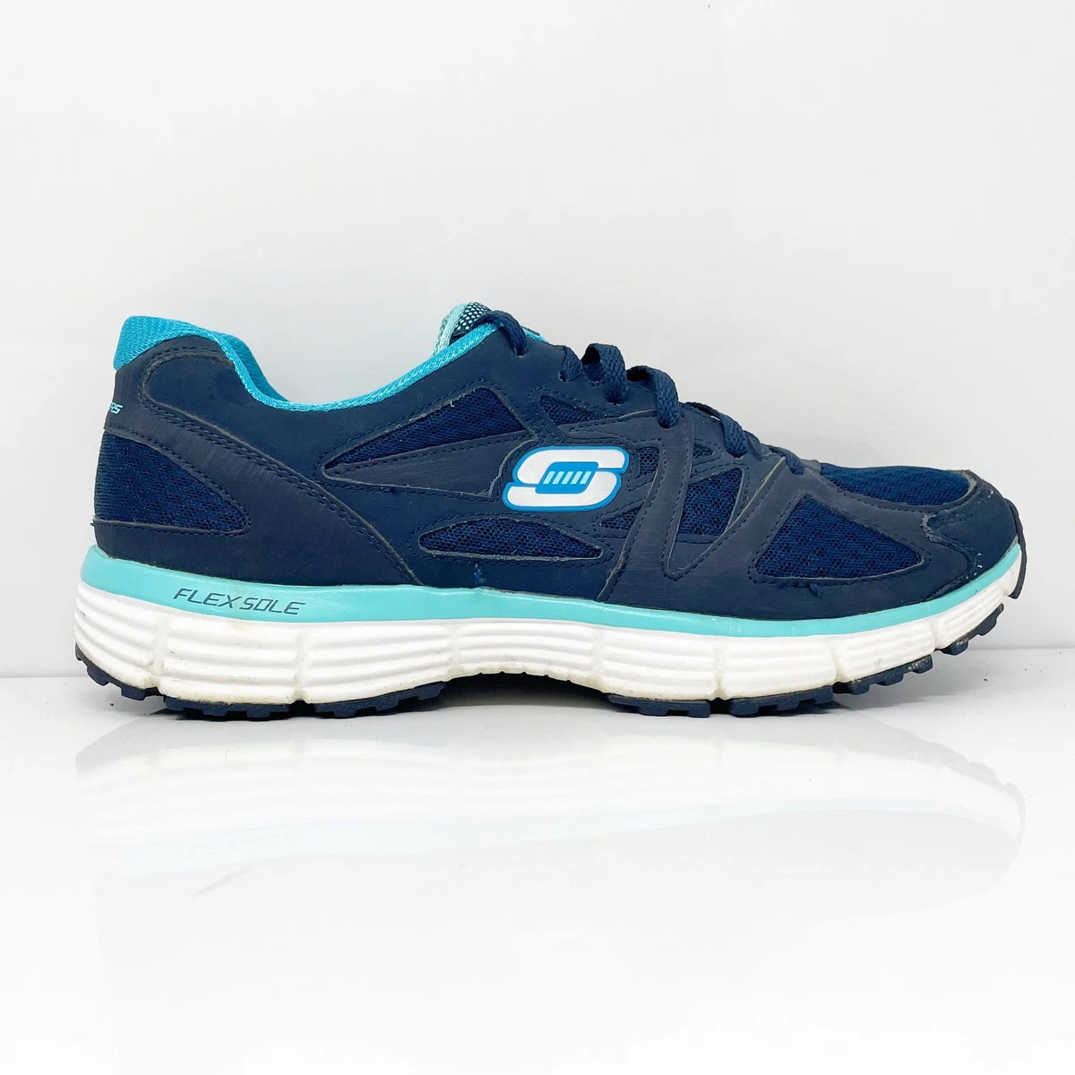 Skechers Womens Agility Free Time 11870 Blue Running Shoes