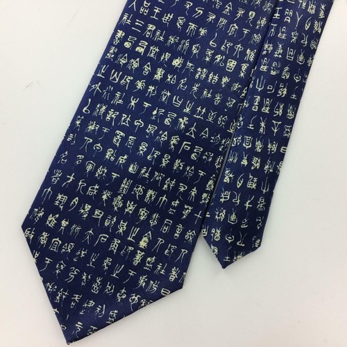 ENYU TIE NAVY BLUE Checkered Squares Geometric Mens Necktie Ties IP13- 504 New - 第 2/3 張圖片