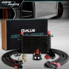 New Universal 10 Row 10an Aluminum Engine Oil Coolerfilter Relocation Kit