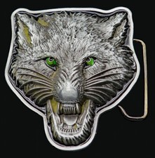 Wolf Head Scary Teeth Belt Buckle
