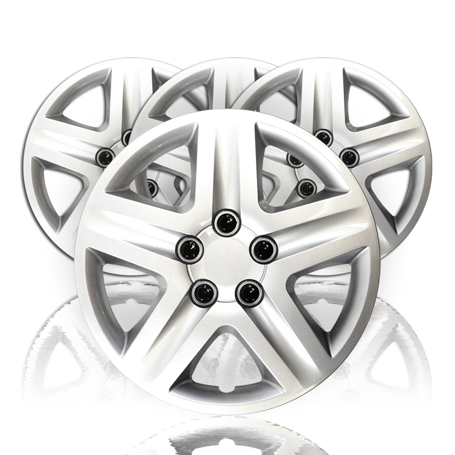 NEW SET OF 4 16" HUB CAPS 5 SPOKE RIM WHEEL COVERS RIMS STAR STEEL