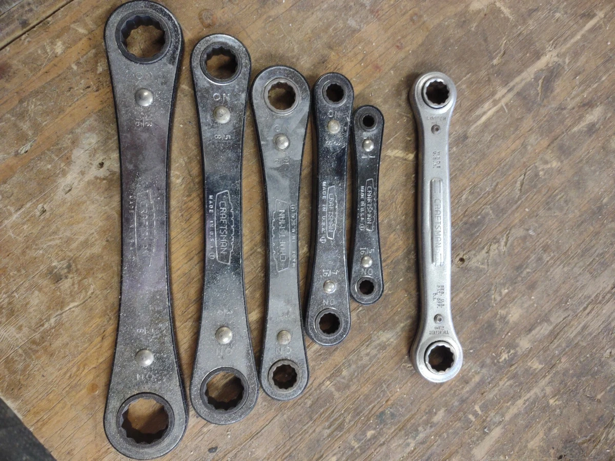 Craftsman double box end 2024 ratcheting wrench set