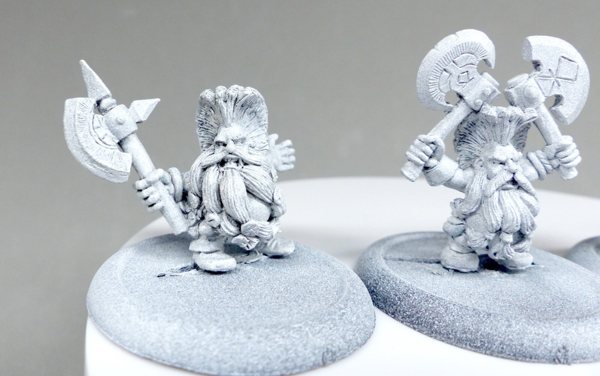 Figurine Warhammer Nain Slayer – Tueur Avec Hache, Peinture Partielle, Occasion