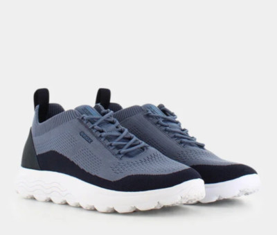 Schuhe Sneaker Geox U Spherica A Blau und Avio