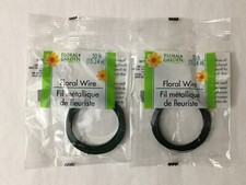 New Floral Wire 2-Pack Floral Garden 50 feet Green Wire  Z11 