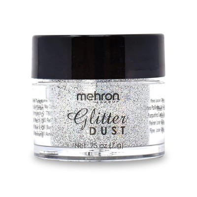 Mehron Makeup Glitter Dust For Face, Eyes, Hair - All Colors