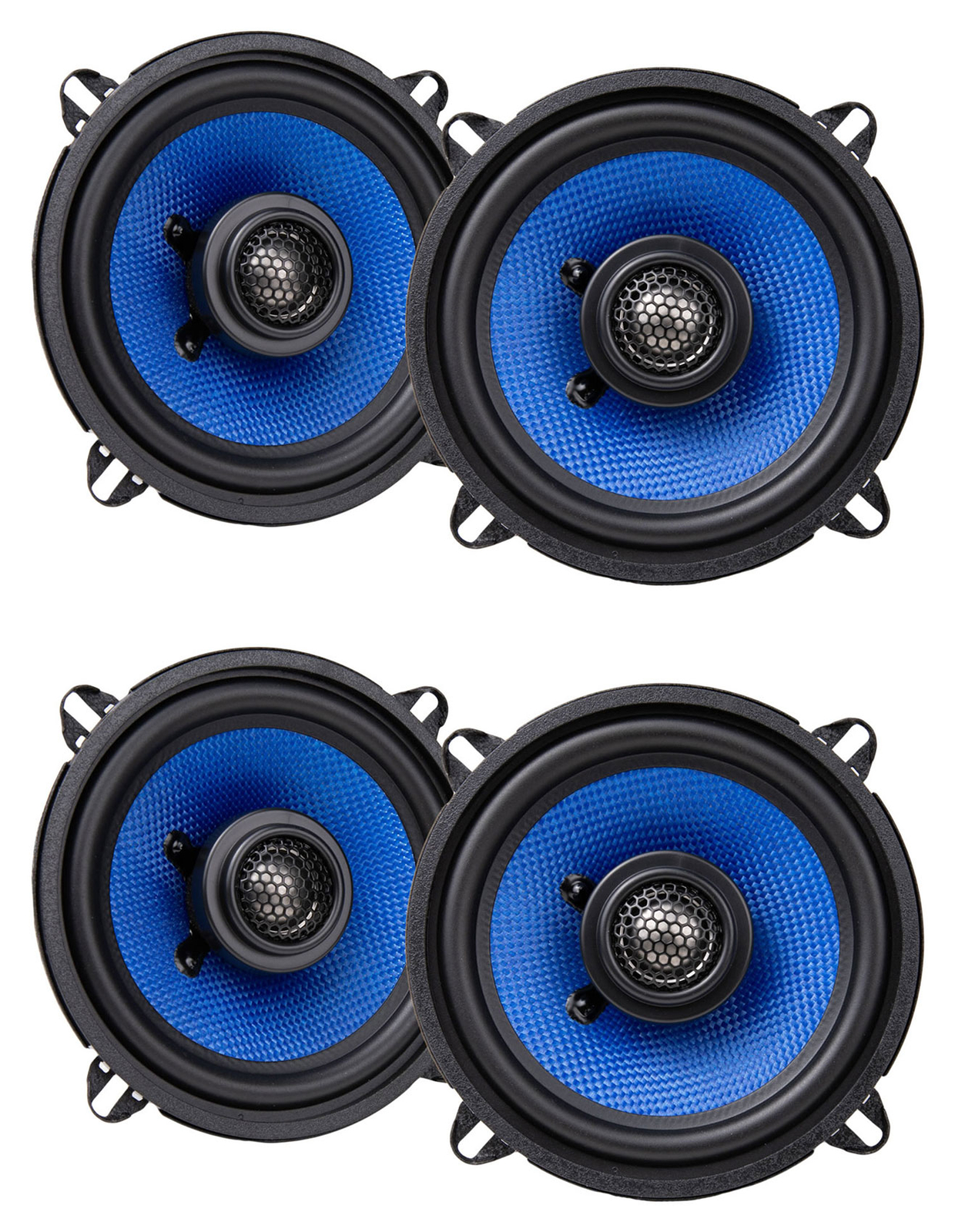 4 Двухполосные коаксиальные автомобильные аудиодинамики Hifonics HCC525CX 525 мощностью 80 Вт 10190₽