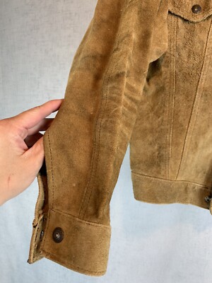 Vintage 60s Levi's BIG-E ￼￼ Suede Roughout Longhorn Western