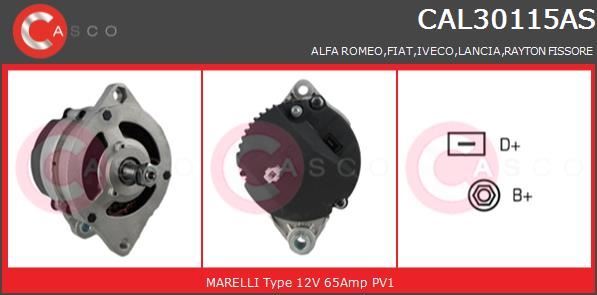 Alternateur Fiat Croma 2500 TD résout vos problèmes de charge