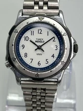 Timex Indiglo Diver Arabic Numerals Jubilee Bracelet Men's Steel Wat (NJL024949)