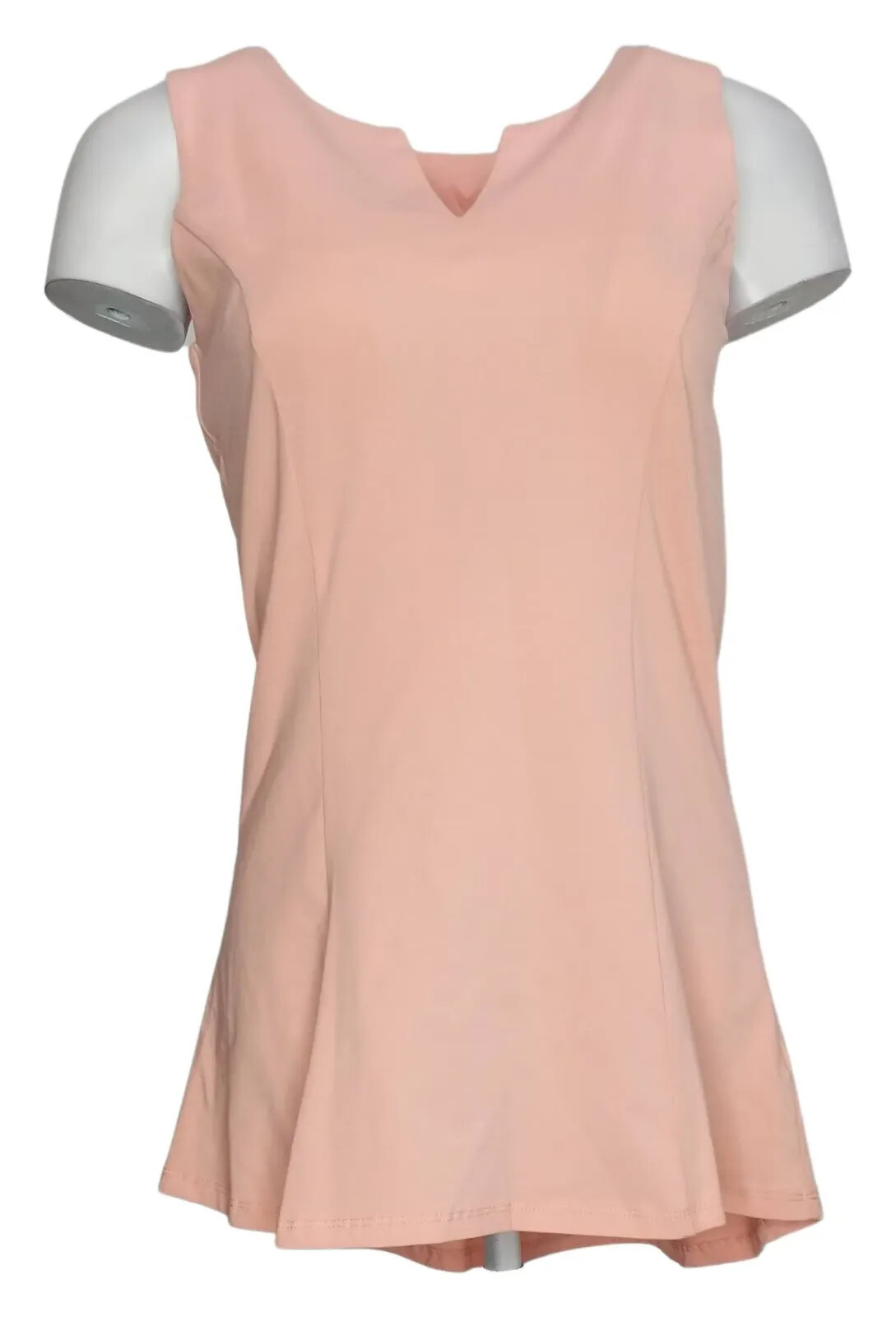 Kathleen Kirkwood Split Neck Swing Cami Top Blush Size S A342304