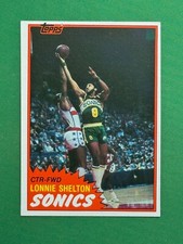 1981-82 Topps Basketball #W86 Lonnie Shelton