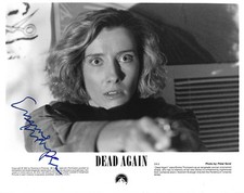 Emma Thompson "Dead Again" Autogramm signed 20x25 cm Bild s/w