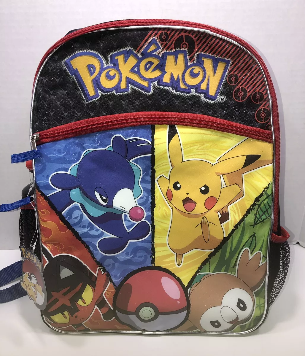 Pokemon Backpack with Lunch Box and with Pencil Box