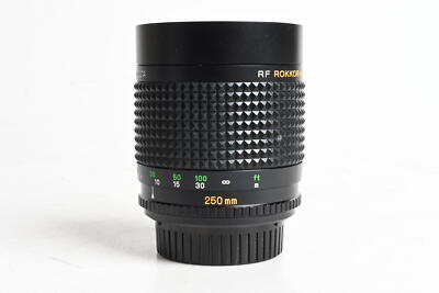 50111 Minolta RF ROKKOR 250mm F5.6 ミノルタ Minolta 250mm f5.6 RF Rokkor-X Mirror Reflex Lens #401 | eBay