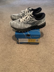 brooks adrenaline gts 19 white black grey