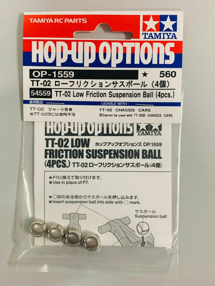 TAMIYA RC TT-02 Low friction Suspension Ball 1/10 54559 0624 - Photo 1/1