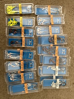 LOT OF 25pk H2O Express Coastal Jigheads. 7 Different Types With 4-5 Pcs Per Pk.