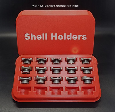 Shell Holder Universal  Wall Mount Storage Case Fits RCBS Lyman Hornady LEE