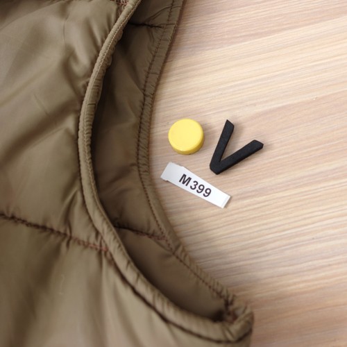 Hellbraune Armeegrün gefütterte Jacke Weste Herren Large Utility gesteppt VINTAGE Woolrich - Bild 14 von 14