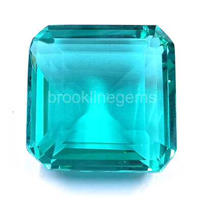 Certifie 79.10 Ct  NICE BLUE Tourmaline EMERALD Shape Loose Gemstone 5MTC