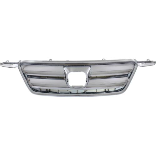 Grille For 2005-2006 Honda CR-V Chrome Shell and Insert Japan Built Vehicle - Picture 1 of 5