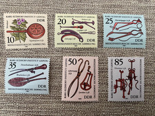 DDR Briefmarken 1981 Medizinhistorische Sammlung Karl-Sudhoff-Institut Leipzig 2