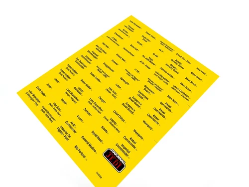 Custom Star Wars Vintage Kenner C-3PO Collectors case stickers - C3PO