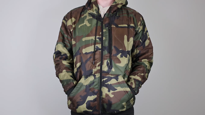 Gear Rack Woobie Jacket Full Zip Hoodie Woodland M81 BDU Cold