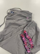 HANG TEN VINTAGE ADULTS PANTS SIZE LARGE DRAWSTRING PINK FLARE SURFER