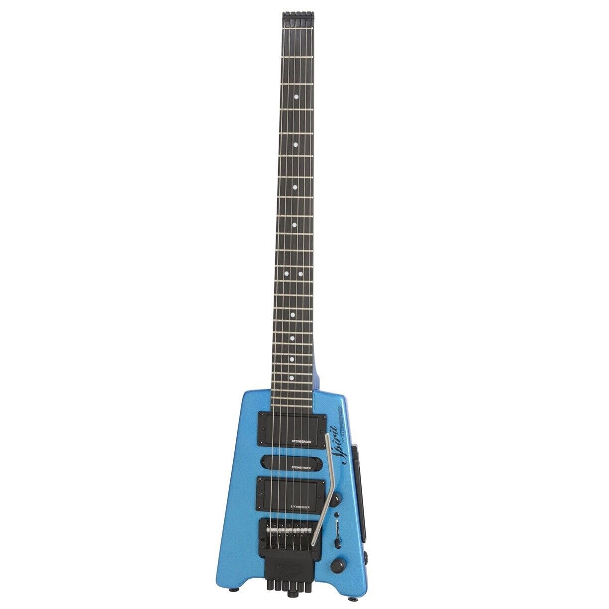 STEINBERGER Spirit GT-PRO Deluxe Frost Blue Headless Electric Guitar HSH Pickups