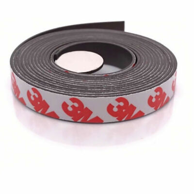 1M/5M Flexible Rubber Self Adhesive Magnet Magnetic Tape Strip Craft 10mmx1.5mm