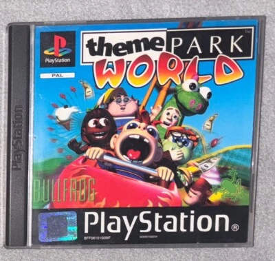 👾 THEME PARK WORLD 👾 JEU PS1 PSONE PAL FR COMPLET TBE CIB OBV RETRO - Photo 1/3