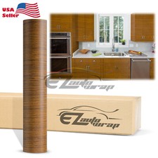 Wood Grain Teak Oak Cherry Ebony Vinyl Wrap Sticker Dash Trim Air Bubble Free