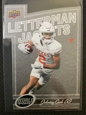 Johntay Cook 2025 Upper Deck World of Sports Letterman Jackets LJ-JC