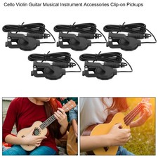 5Pcs ClipOn Pickup Ukulele Guitar Violin Cello Contact Musical Instrument