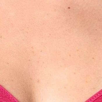 Breezies Women's Bra Sz 42B Lurex Mini Stripe Seamless Wirefree Red A656723 - Image 2 of 4