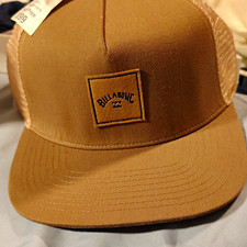 Billabong Brown Trucker Hat Mesh Back Adjusta...